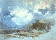 Joseph Mallord William Turner Dolbadern Castle painting